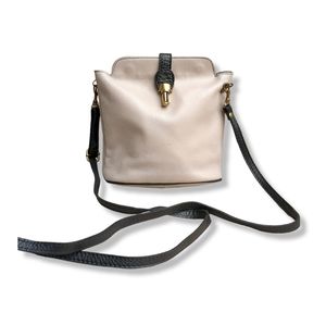 Italian leather crossbody bag